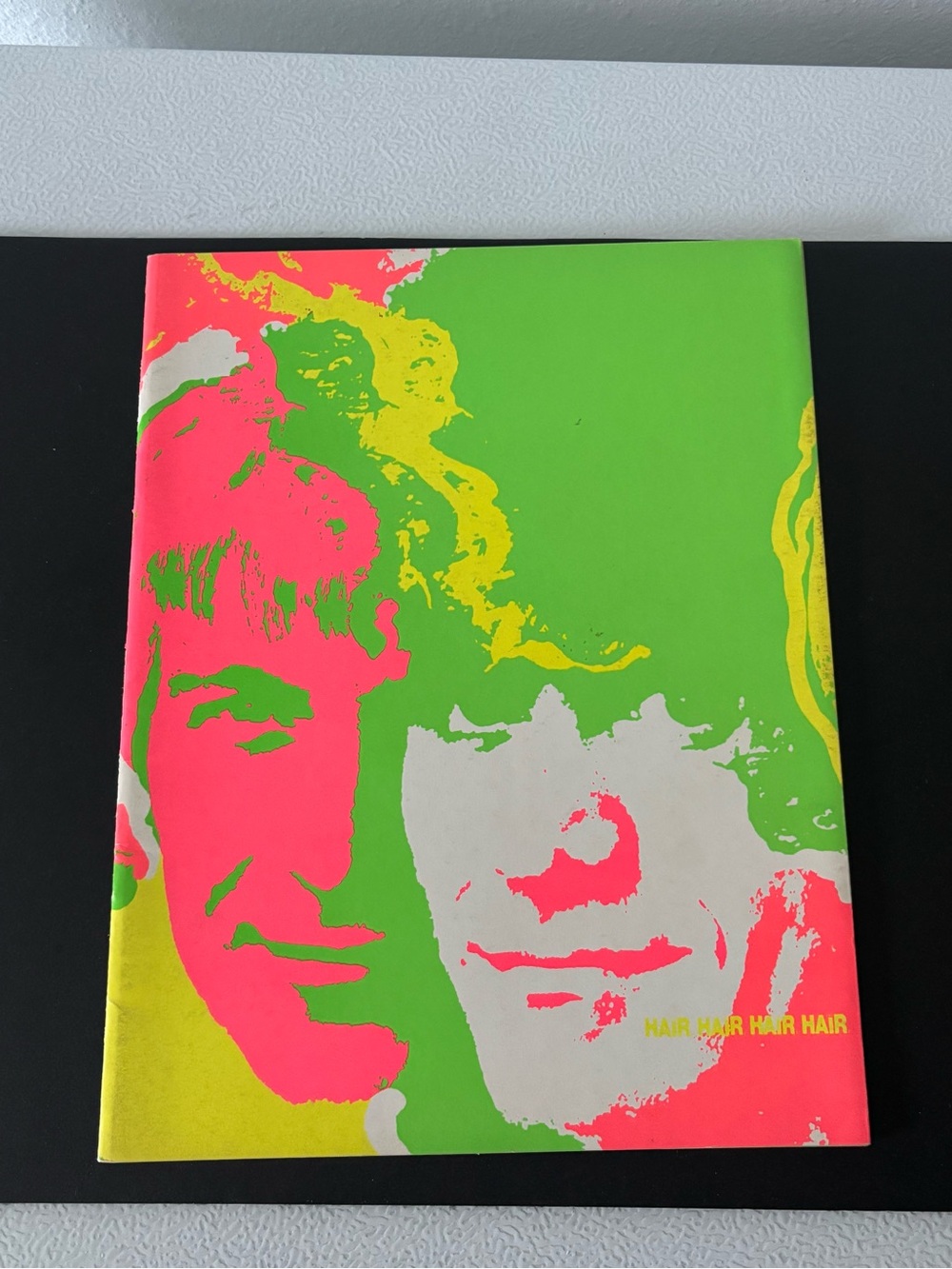 vintage program from the Broadway Musical HAIR